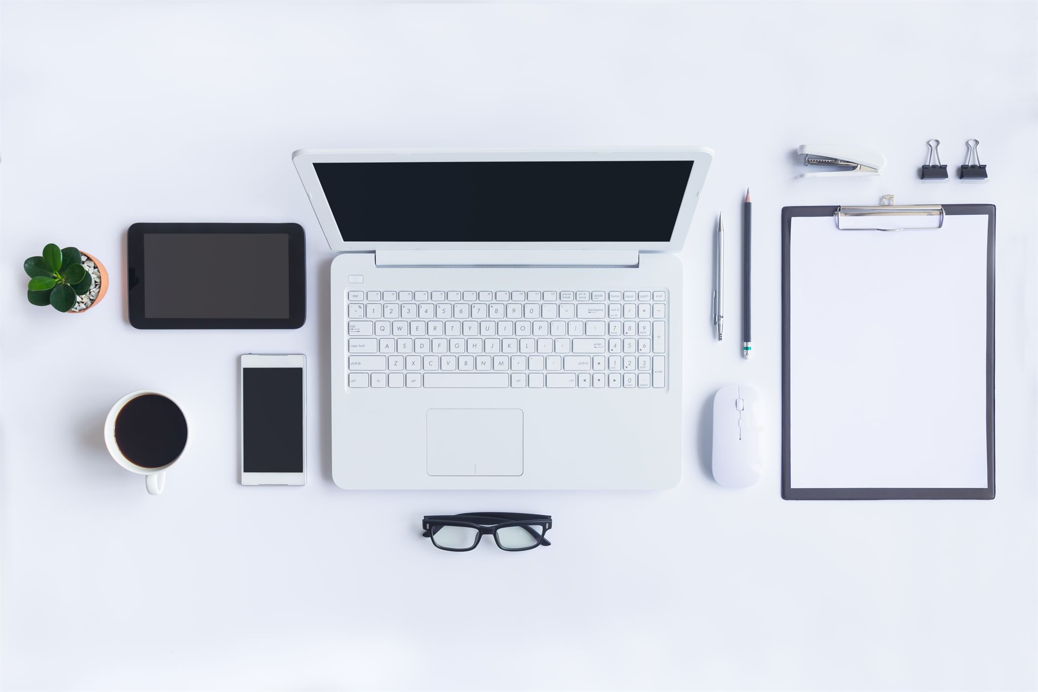Modern office workspace